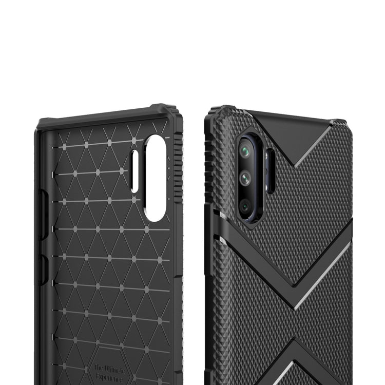 Diamond Shield TPU Drop Protection Case for Galaxy Note 10+(Black)