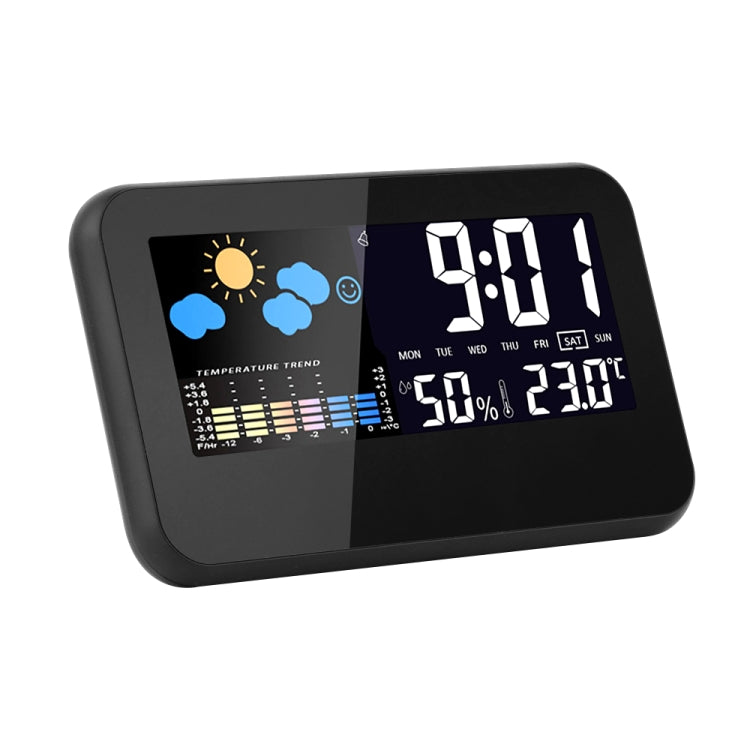 CJ2618T Weather Station Wireless Multifunctio Indoor Sensor Color Thermometer Hygrometer Digital Alarm Clock Barometer Forecast Meter
