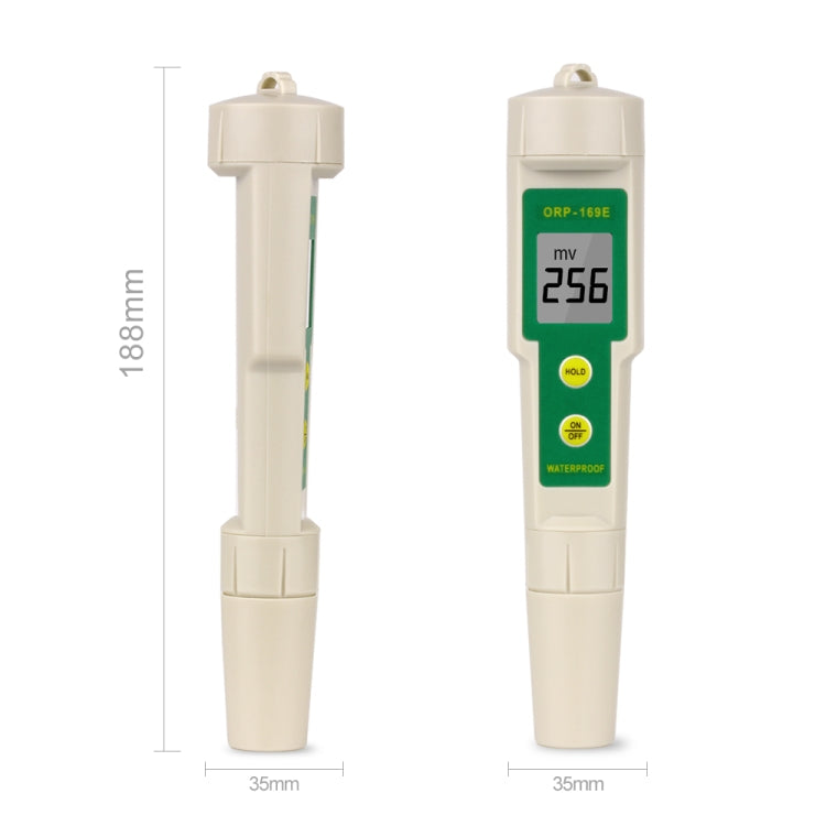 ORP-169E Tester Digital Waterproof Portable Pen ORP Meter  0~+/-1999mV Water Quality Tester