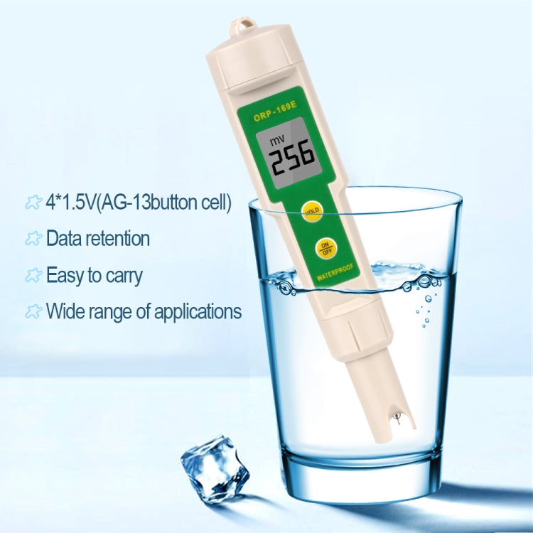 ORP-169E Tester Digital Waterproof Portable Pen ORP Meter  0~+/-1999mV Water Quality Tester