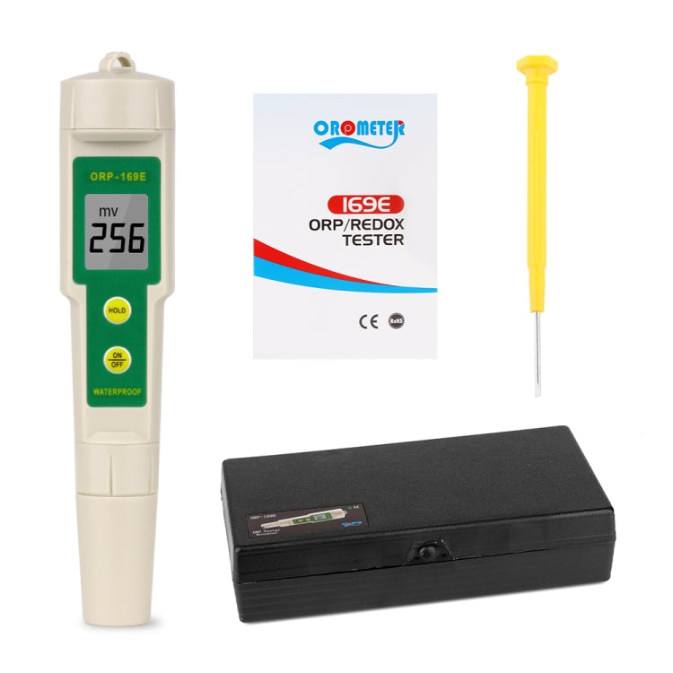 ORP-169E Tester Digital Waterproof Portable Pen ORP Meter  0~+/-1999mV Water Quality Tester