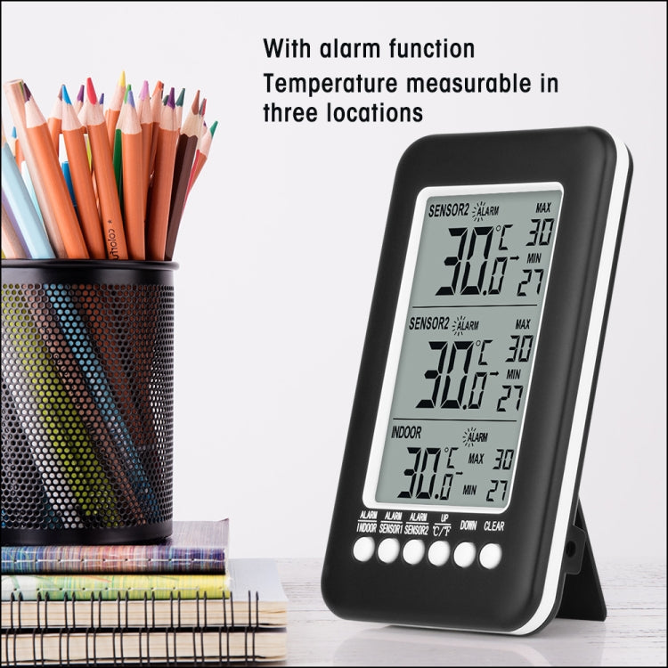 FT3315RF Multifunction Weather Station Wireless Indoor Outdoor Thermometer Hygrometer Digital Alarm Clock Barometer Forecast Meter