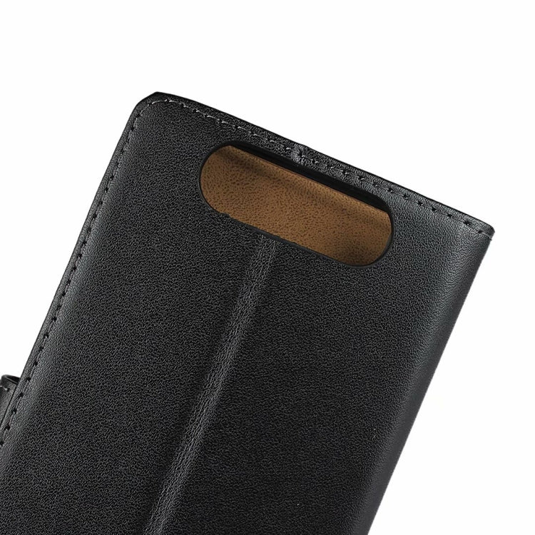 Horizontal Flip Leather Case for Galaxy A80 / A90, with Magnetic Buckle & Holder & Card Slot & Wallet(Black)