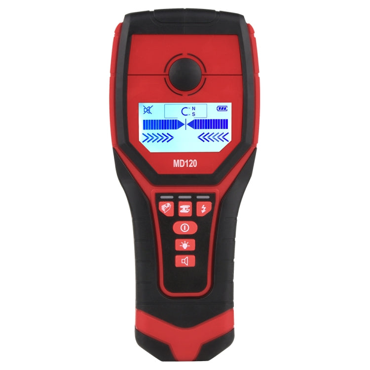 MD120 Multi-functional Wall Detector Find Metal Sensor Professional Handheld Wall Tester For Plastic Pipe Electric Wire
