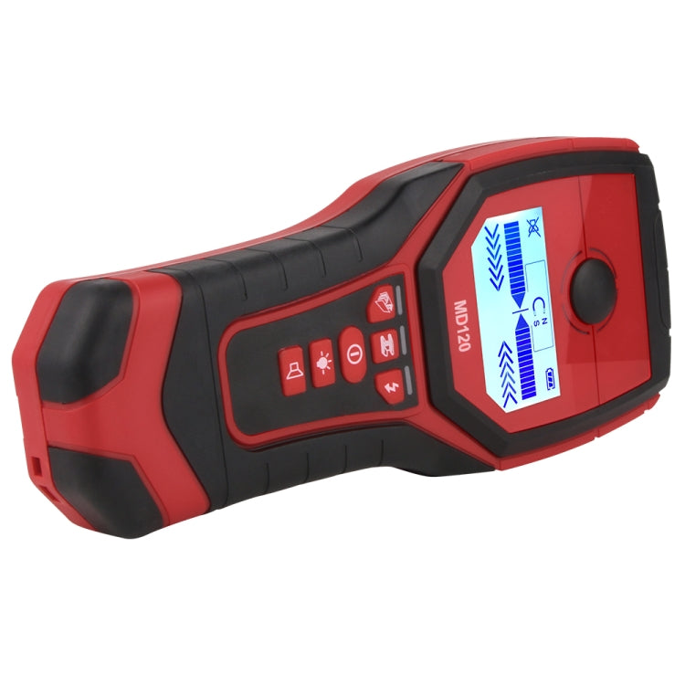 MD120 Multi-functional Wall Detector Find Metal Sensor Professional Handheld Wall Tester For Plastic Pipe Electric Wire