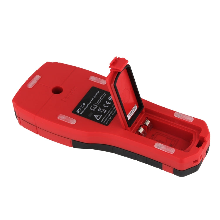 MD120 Multi-functional Wall Detector Find Metal Sensor Professional Handheld Wall Tester For Plastic Pipe Electric Wire