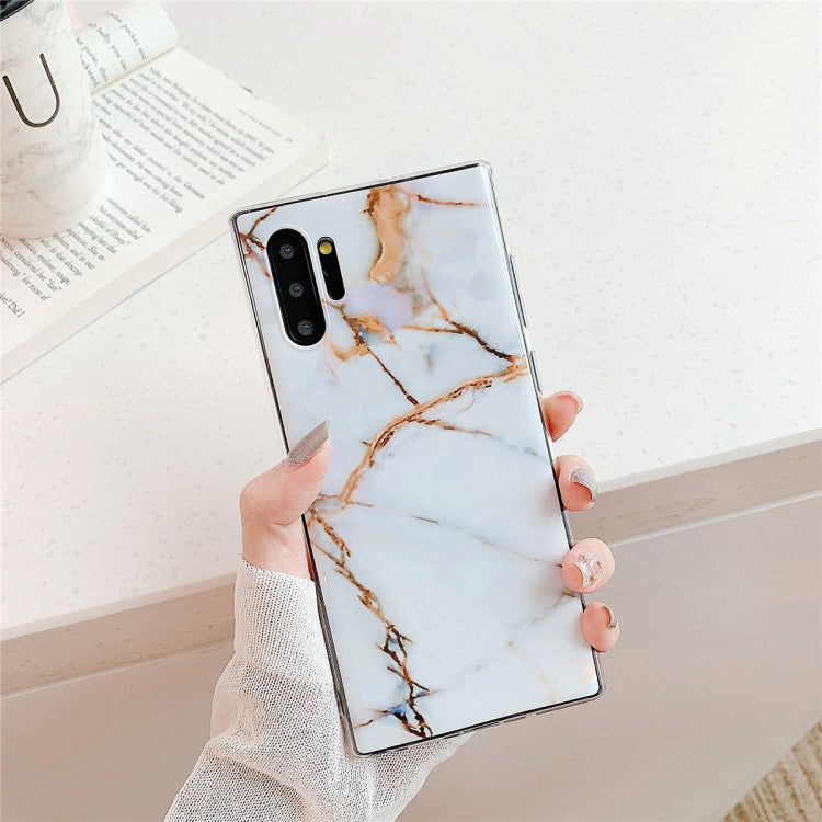 TPU Smooth Marbled IMD Mobile Phone Case for Galaxy Note 10+