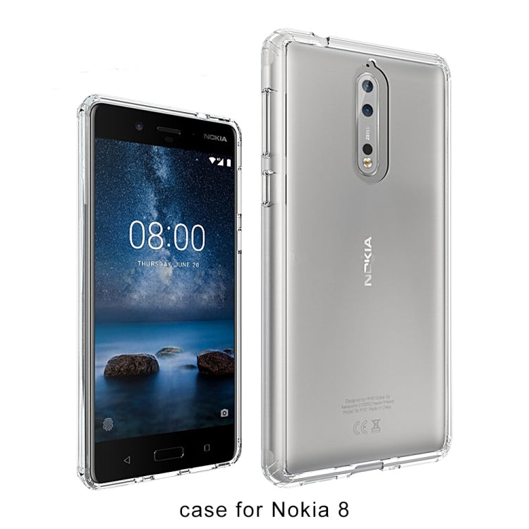 Scratchproof TPU + Acrylic Protective Case for Nokia 8