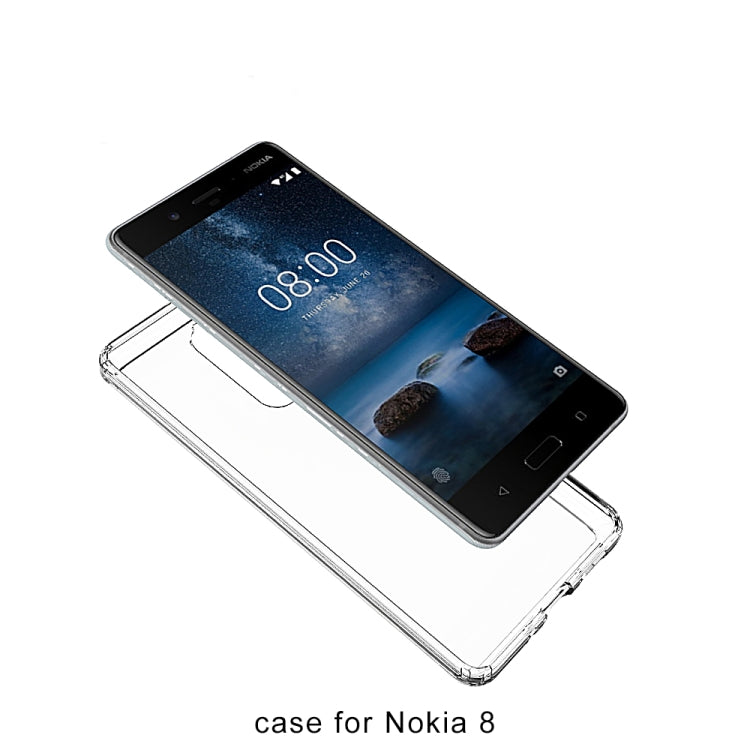 Scratchproof TPU + Acrylic Protective Case for Nokia 8
