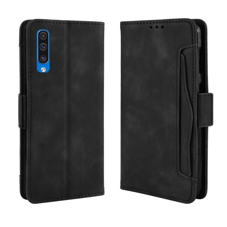 Wallet Style Skin Feel Calf Pattern Leather Case for Galaxy A50 / A50s, with Separate Card Slot