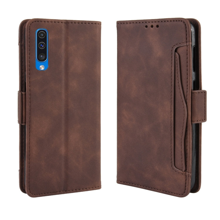 Wallet Style Skin Feel Calf Pattern Leather Case for Galaxy A50 / A50s, with Separate Card Slot