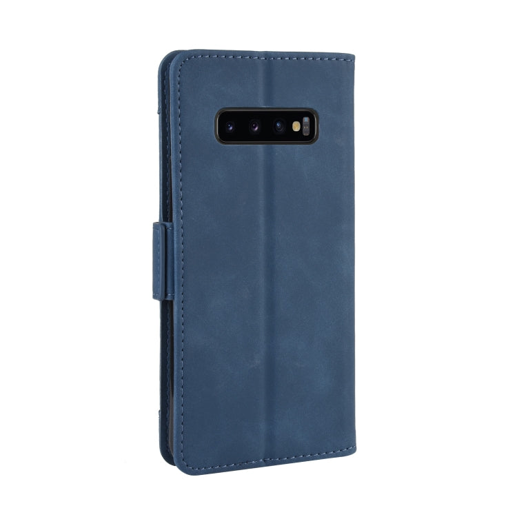 Wallet Style Skin Feel Calf Pattern Leather Case for Galaxy S10+, with Separate Card Slot