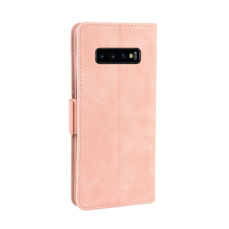 Wallet Style Skin Feel Calf Pattern Leather Case for Galaxy S10+, with Separate Card Slot