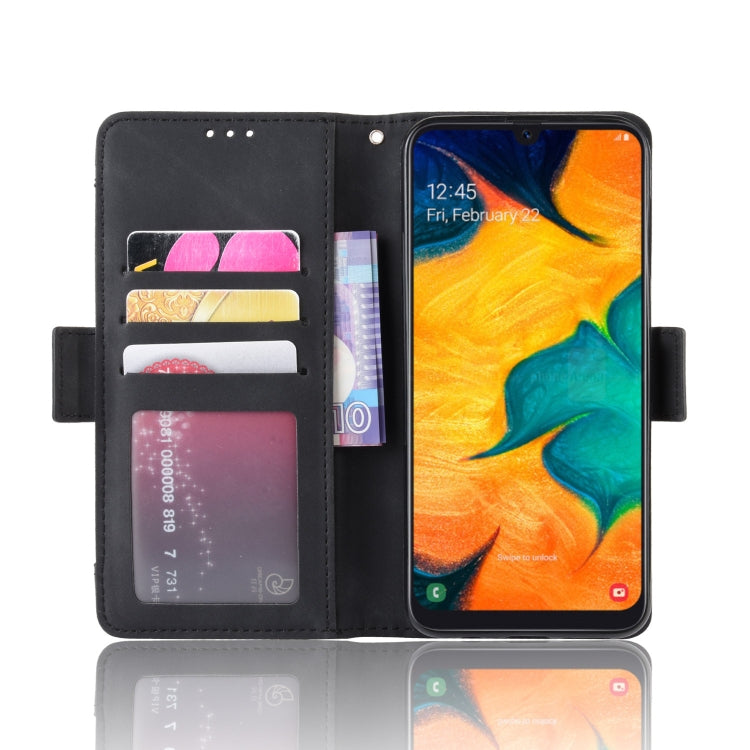 Wallet Style Skin Feel Calf Pattern Leather Case For Galaxy A40,with Separate Card Slot