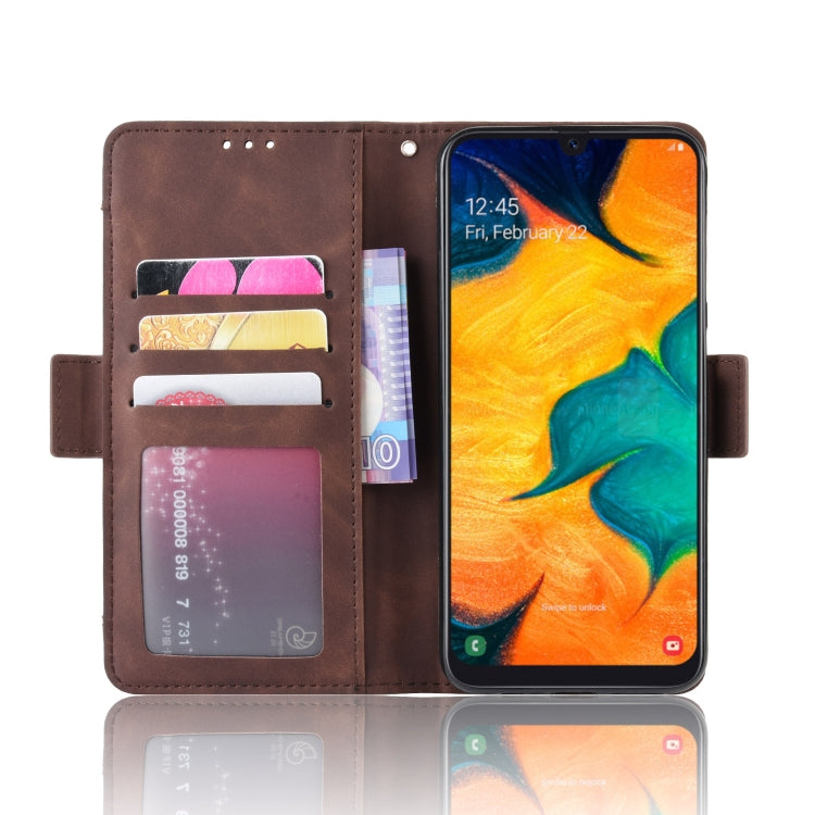 Wallet Style Skin Feel Calf Pattern Leather Case For Galaxy A40,with Separate Card Slot