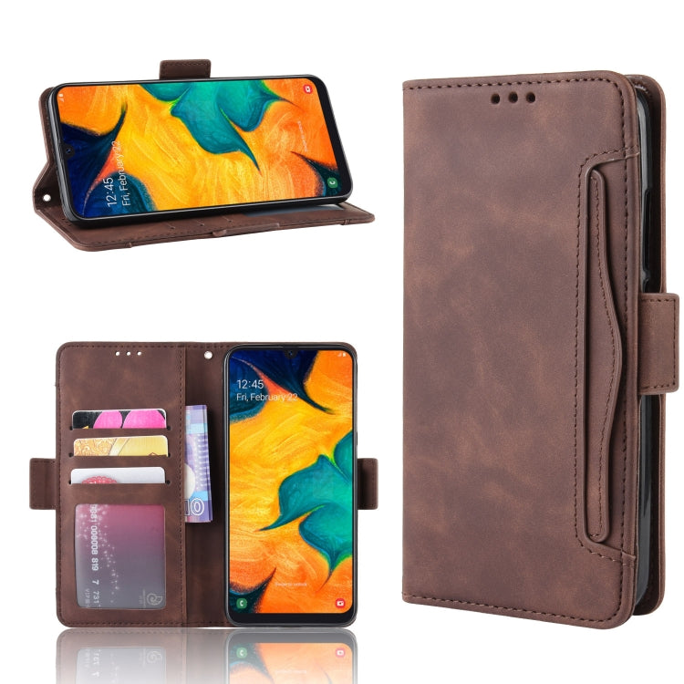 Wallet Style Skin Feel Calf Pattern Leather Case For Galaxy A40,with Separate Card Slot