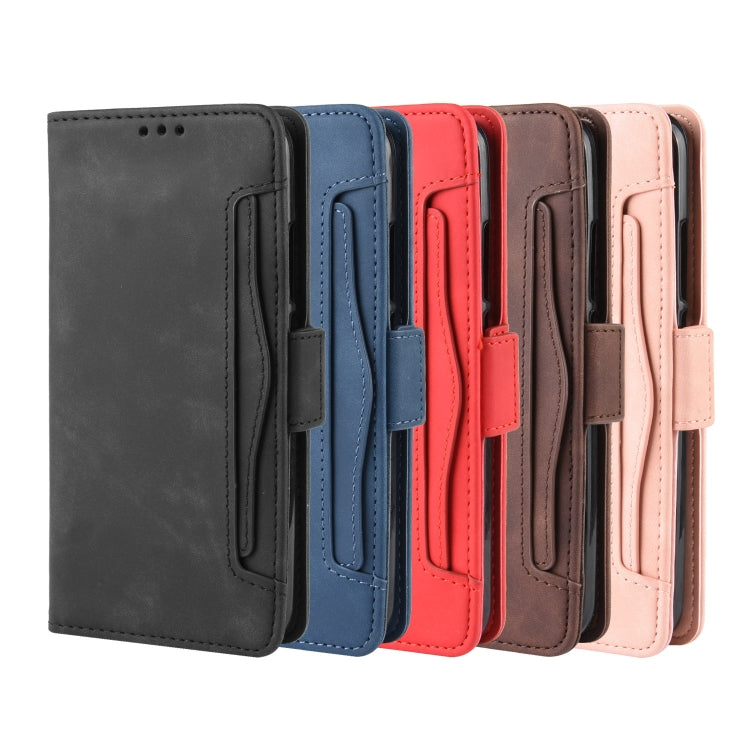 Wallet Style Skin Feel Calf Pattern Leather Case For Galaxy A40,with Separate Card Slot