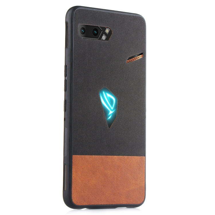 Shockproof Color Matching Denim PC + PU + TPU Protective Case For Asus ROG Phone II ZS660KL