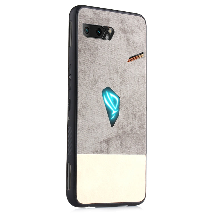 Shockproof Color Matching Denim PC + PU + TPU Protective Case For Asus ROG Phone II ZS660KL