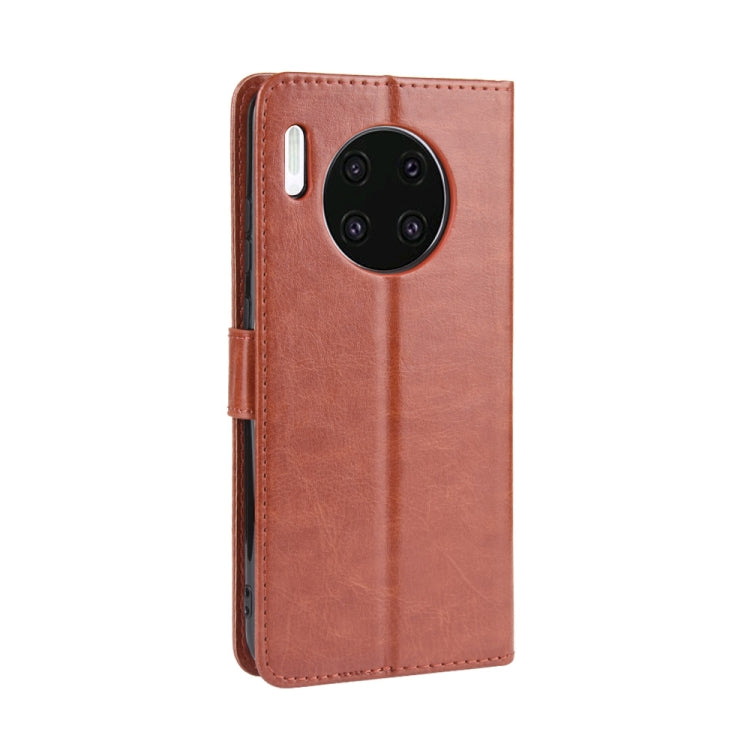 Retro Crazy Horse Texture Horizontal Flip Leather Case for Huawei Mate 30, with Holder & Card Slots & Photo Frame