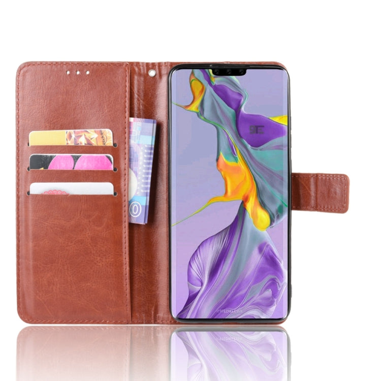Retro Crazy Horse Texture Horizontal Flip Leather Case for Huawei Mate 30, with Holder & Card Slots & Photo Frame