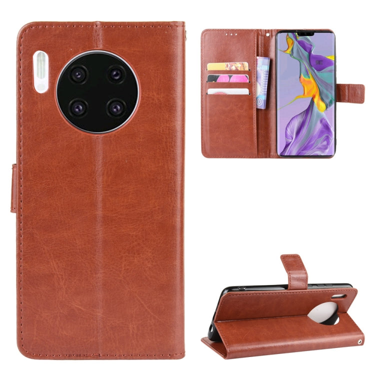Retro Crazy Horse Texture Horizontal Flip Leather Case for Huawei Mate 30, with Holder & Card Slots & Photo Frame