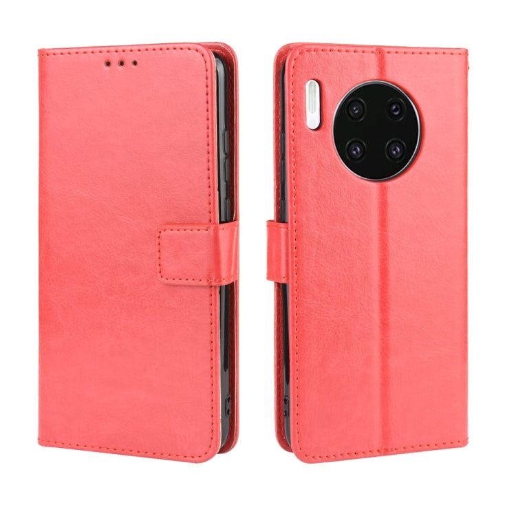 Retro Crazy Horse Texture Horizontal Flip Leather Case for Huawei Mate 30, with Holder & Card Slots & Photo Frame