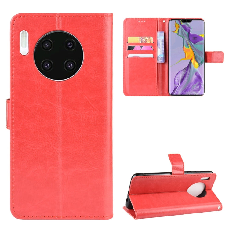 Retro Crazy Horse Texture Horizontal Flip Leather Case for Huawei Mate 30, with Holder & Card Slots & Photo Frame