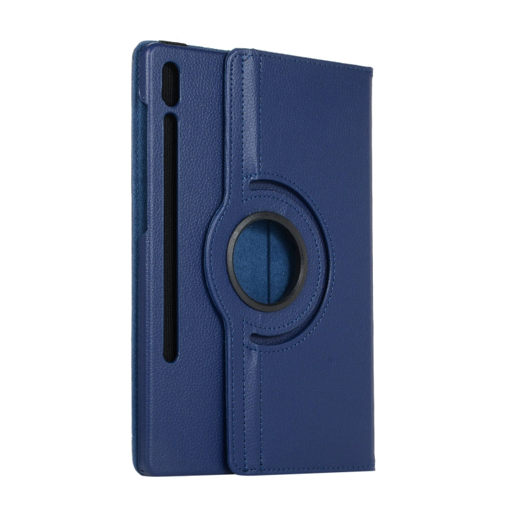 ENKAY 360 Degree Rotation Lichi Texture Leather Case with Holder for Samsung Galaxy Tab S6 10.5 T860 / T865