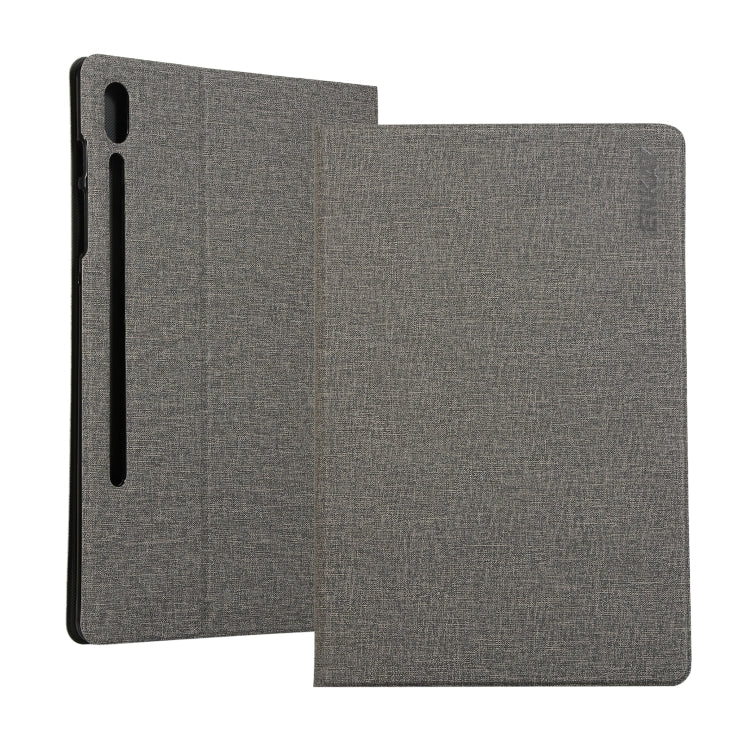 ENKAY Denim Pattern Horizontal Flip Leather Case with Holder for Galaxy Tab S6 10.5 T860 / T865