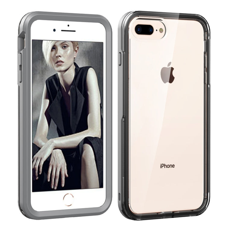 2 in 1 TPU+PC Solid Color Combination Case For iPhone 6 / 7 / 8