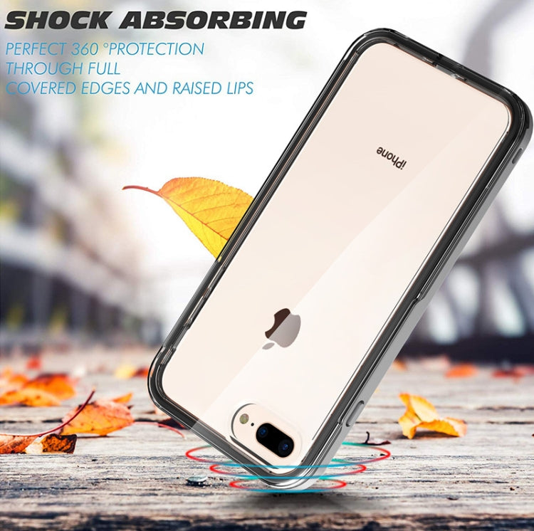 2 in 1 TPU+PC Solid Color Combination Case For iPhone 6 / 7 / 8