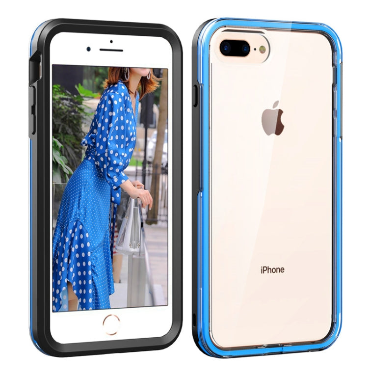 2 in 1 TPU+PC Solid Color Combination Case For iPhone 6 / 7 / 8