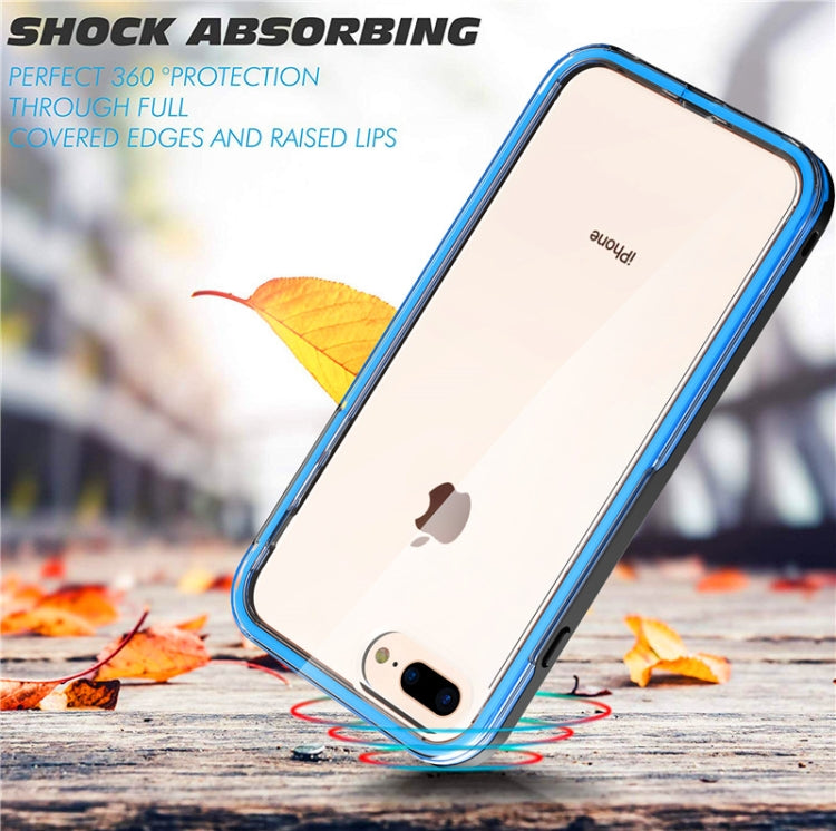 2 in 1 TPU+PC Solid Color Combination Case For iPhone 6 / 7 / 8
