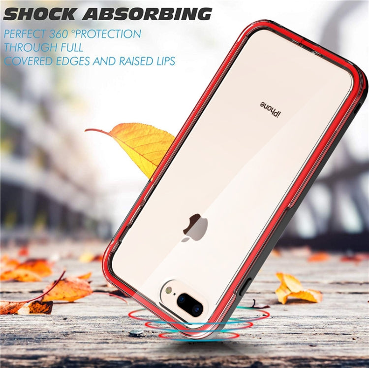 2 in 1 TPU+PC Solid Color Combination Case For iPhone 6 / 7 / 8