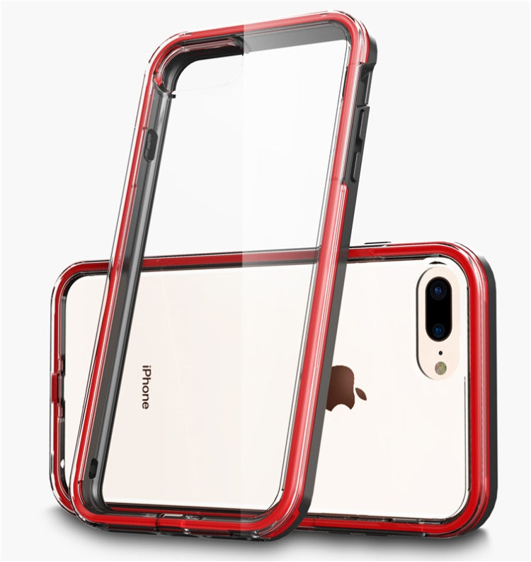 2 in 1 TPU+PC Solid Color Combination Case For iPhone 6 / 7 / 8