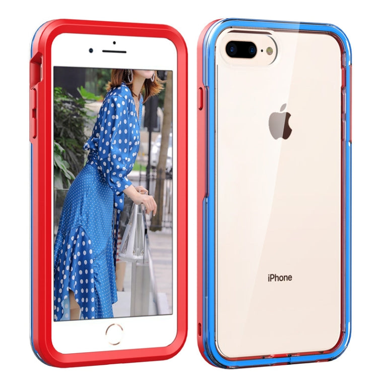 2 in 1 TPU+PC Solid Color Combination Case For iPhone 6 / 7 / 8