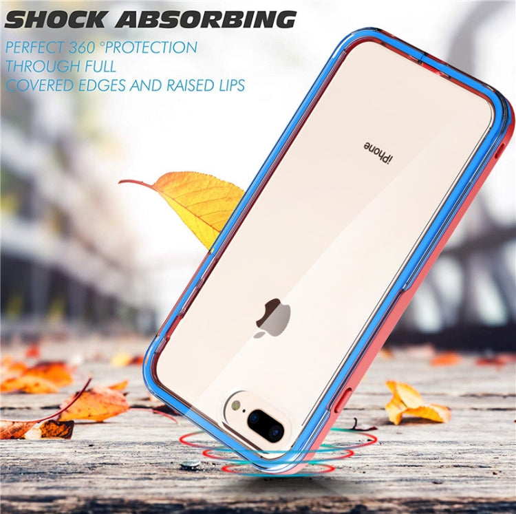 2 in 1 TPU+PC Solid Color Combination Case For iPhone 6 / 7 / 8