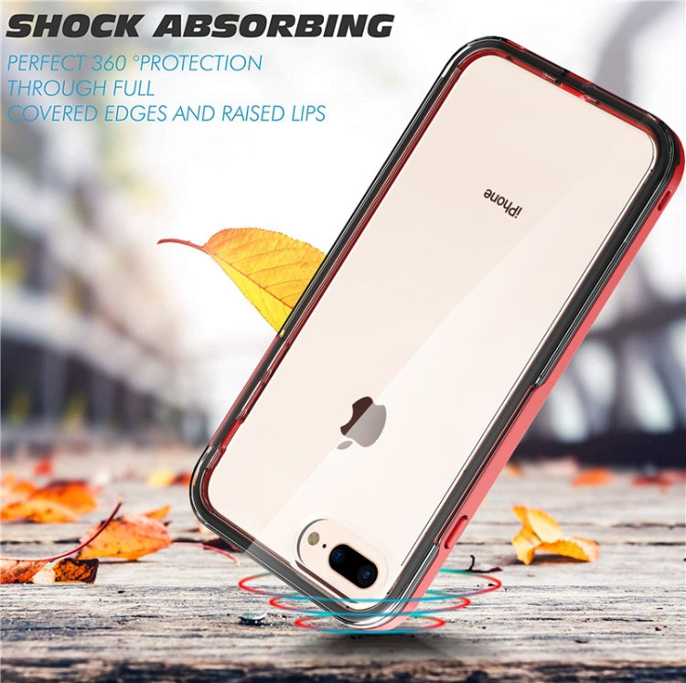 2 in 1 TPU+PC Solid Color Combination Case For iPhone 6 / 7 / 8