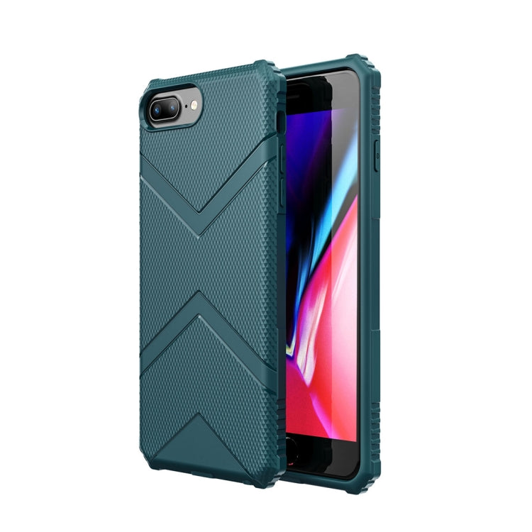 Diamond Shield TPU Drop Protection Case for iPhone 7 Plus / 8 Plus(Navy Blue)
