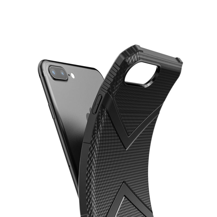 Diamond Shield TPU Drop Protection Case for iPhone 7 Plus / 8 Plus(Navy Blue)