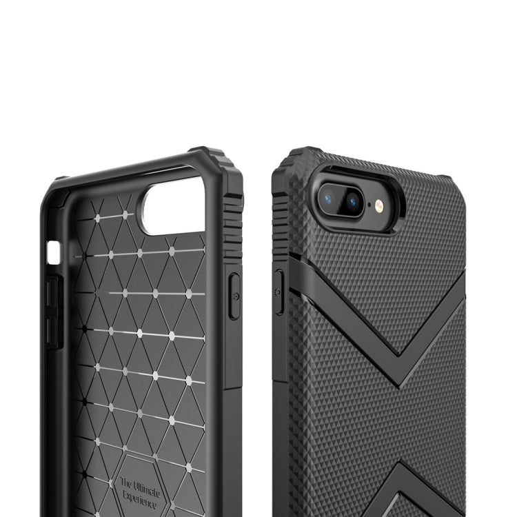 Diamond Shield TPU Drop Protection Case for iPhone 7 Plus / 8 Plus(Navy Blue)