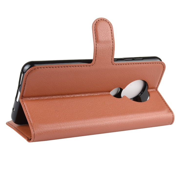 Litchi Texture Horizontal Flip Leather Case for Nokia 6.2, with Wallet & Holder & Card Slots