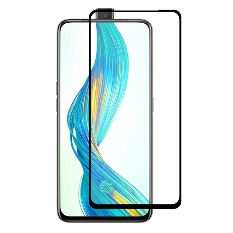 ENKAY Hat-prince Full Glue 0.26mm 9H 2.5D Tempered Glass Full Coverage Film for OPPO Realme X