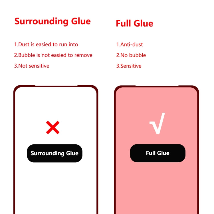 ENKAY Hat-prince Full Glue 0.26mm 9H 2.5D Tempered Glass Full Coverage Film for OPPO Realme X