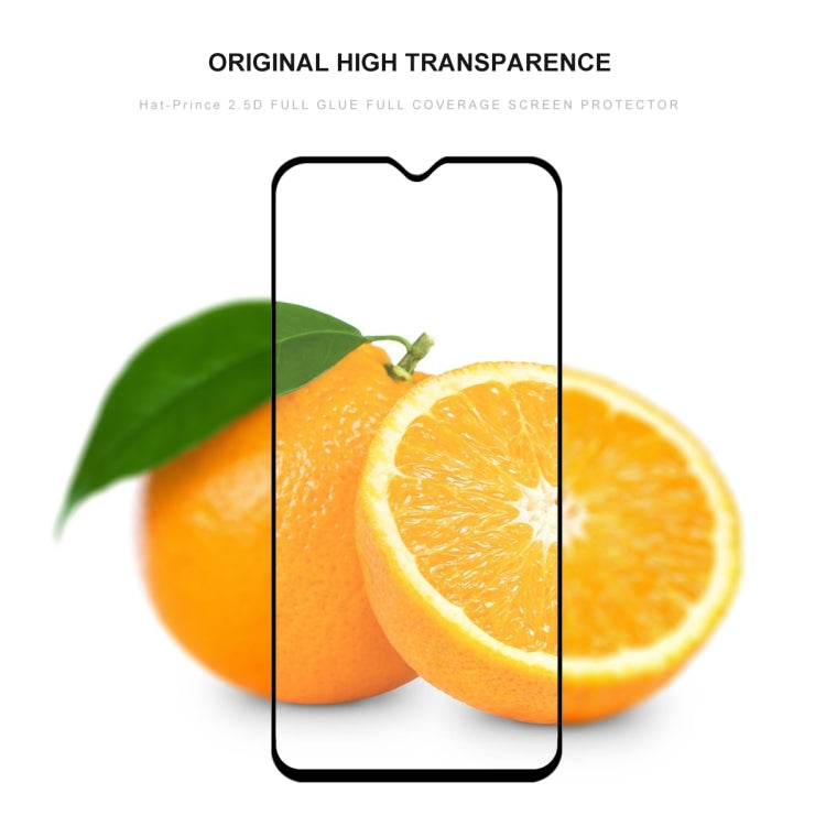 2 PCS ENKAY Hat-prince Full Glue 0.26mm 9H 2.5D Tempered Glass Full Coverage Film for OPPO Reno Z / Realme X Lite / R17