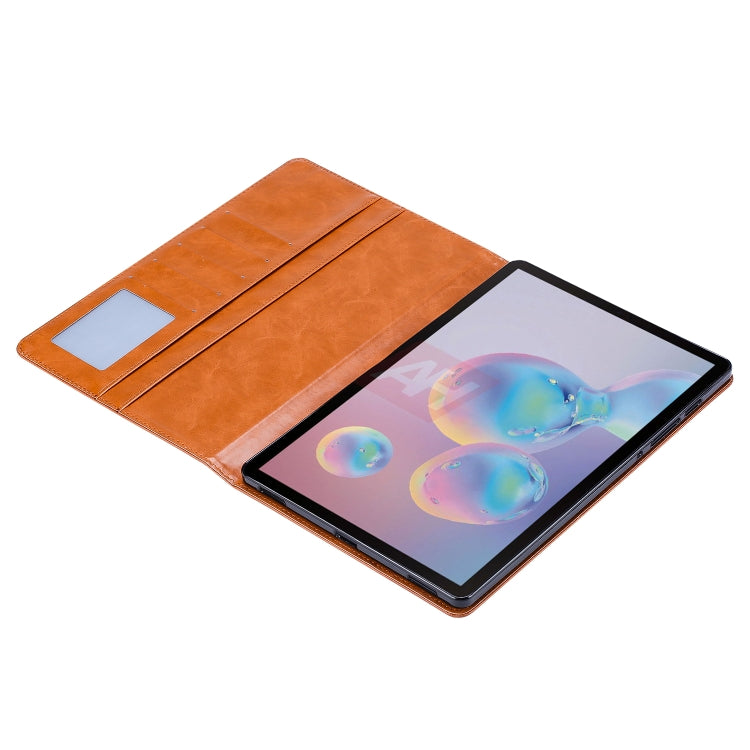 For Galaxy Tab S6 / T860 /T865 Knead Skin Texture Horizontal Flip Leather Case with Photo Frame & Holder & Card Slots & Wallet