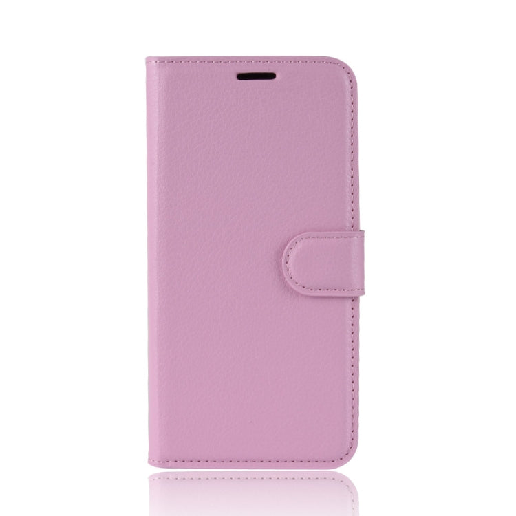 For Galaxy A10s Litchi Texture Horizontal Flip Leather Case with Wallet & Holder & Card Slots