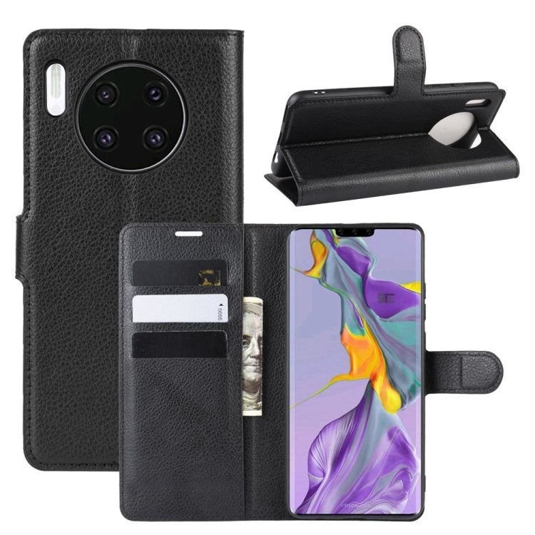 For Huawei Mate 30  Litchi Texture Horizontal Flip Leather Case with Wallet & Holder & Card Slots