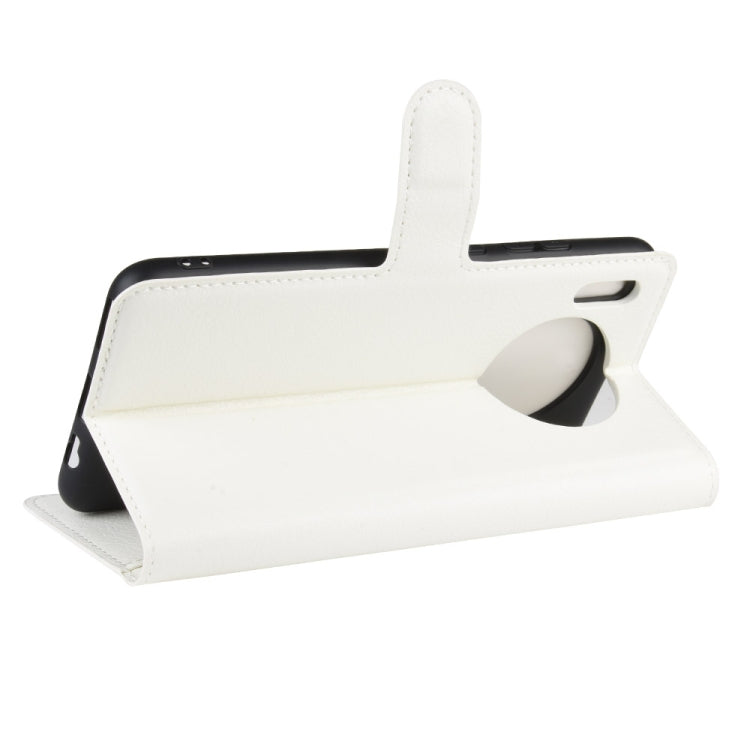 For Huawei Mate 30  Litchi Texture Horizontal Flip Leather Case with Wallet & Holder & Card Slots